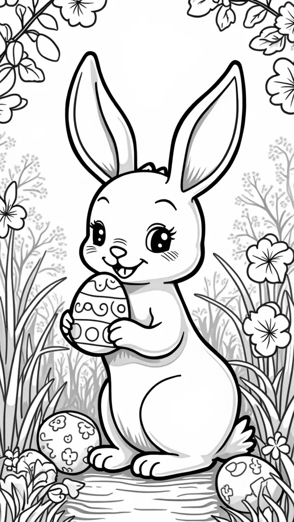 printable color pages for easter